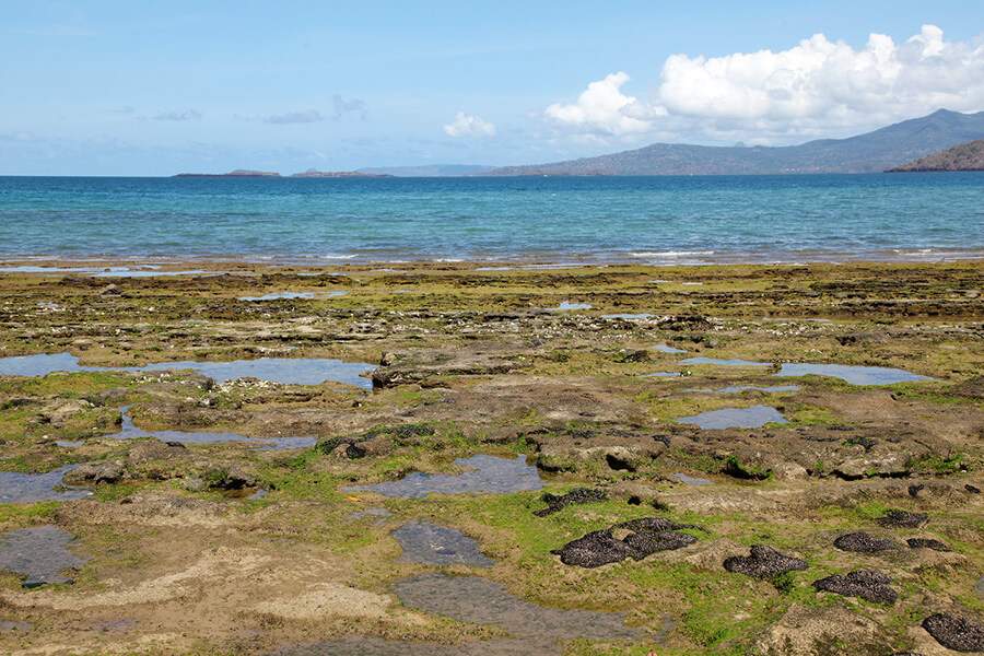 Побережье острова Майотта в Индийском океане